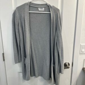 Old Navy Women's Light Gray Cardigan
